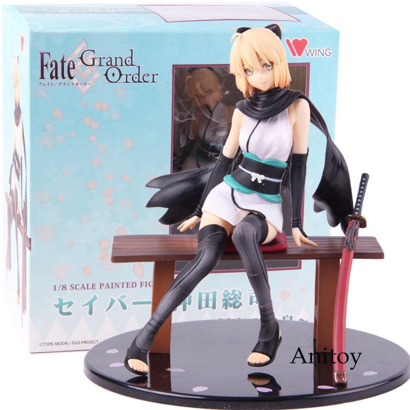 Tượng mô hình nhân vật Anime fate Grand order okita souji Sakura saber