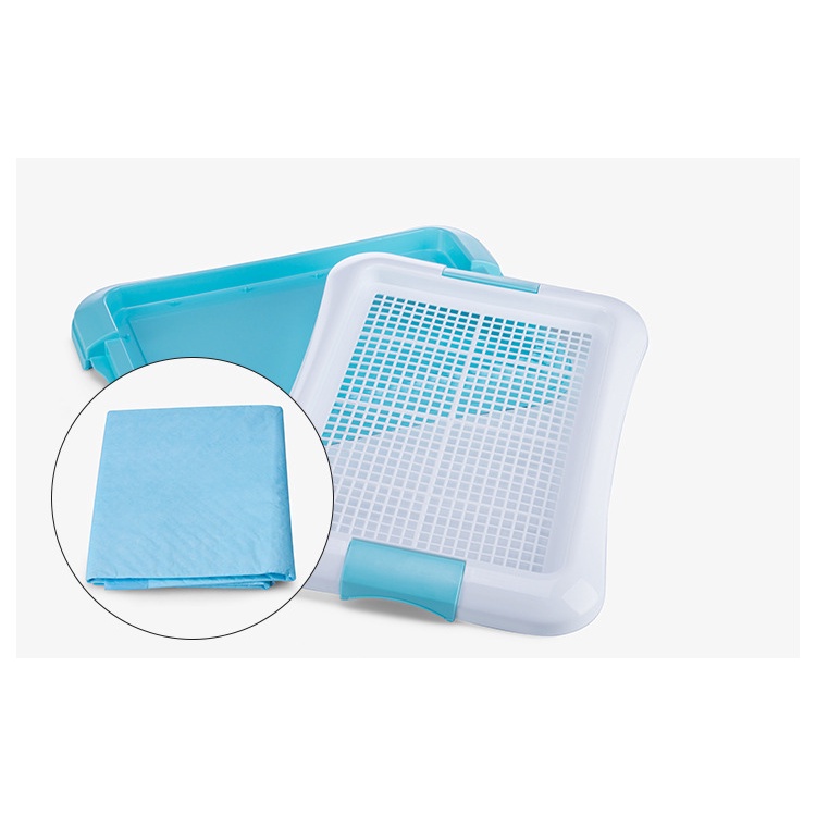 Khay vệ sinh cho chó có cọc size to