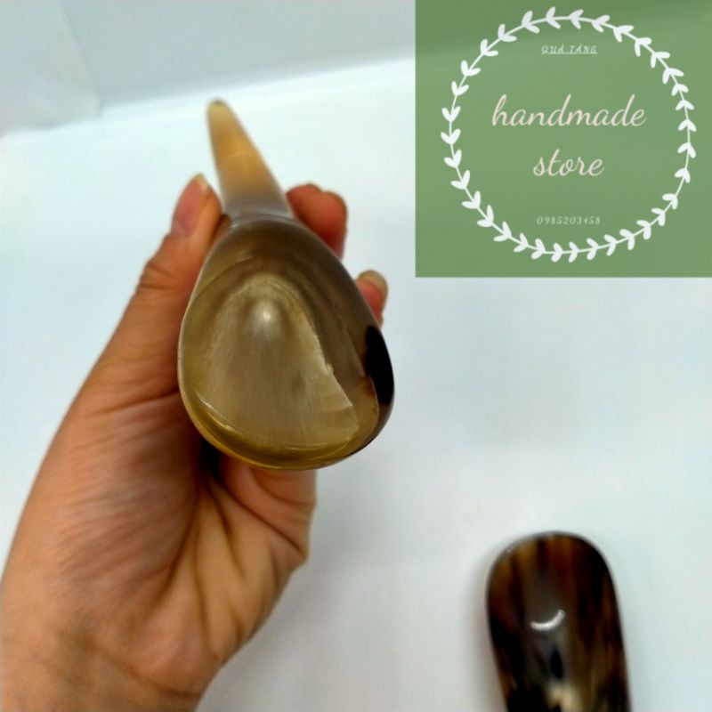 Dụng cụ điện chuẩn , cạo gió, ấn huyệt, masage bằng chóp sừng khía thân