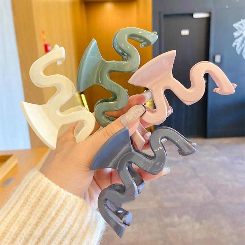 Kẹp Tóc Thiết Kế Gợn Sóng Thời Trang Cổ Điển Phong Cách Hàn Quốc Cho Nữ