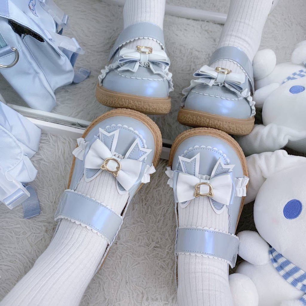 Giày Da Phong Cách Lolita Nhật Bản Thời Trang Mùa Xuân Cho Nữ