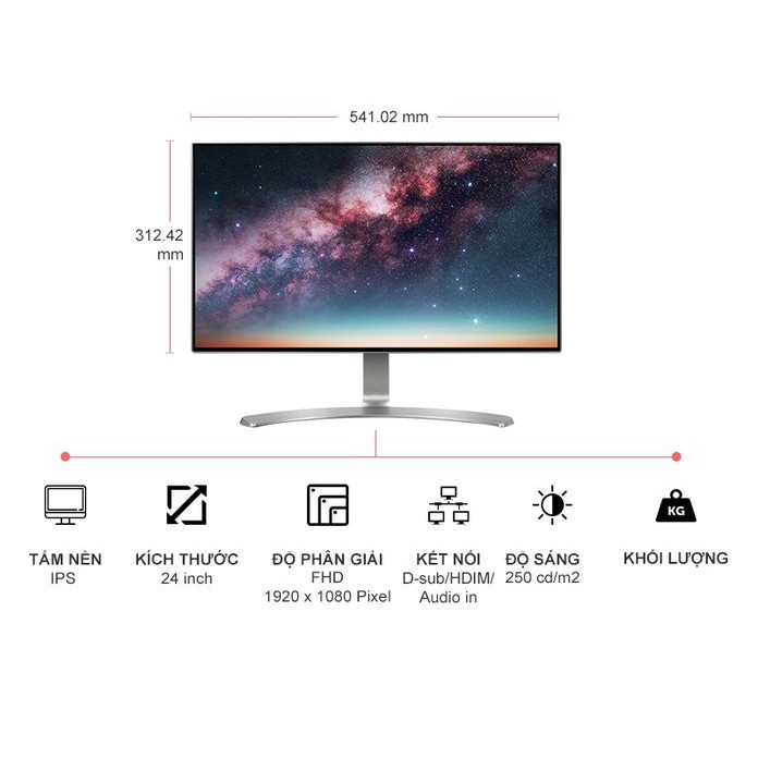 [Mã ELMSDAY giảm 6% đơn 2TR] Màn hình LG 24MP88HV, 24 inch (24MP88HV) - Hàng Chính Hãng | WebRaoVat - webraovat.net.vn