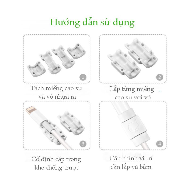 Đầu bọc bảo vệ cho các loại dây cáp và dây tai nghe tránh gãy đứt UGREEN LP127
