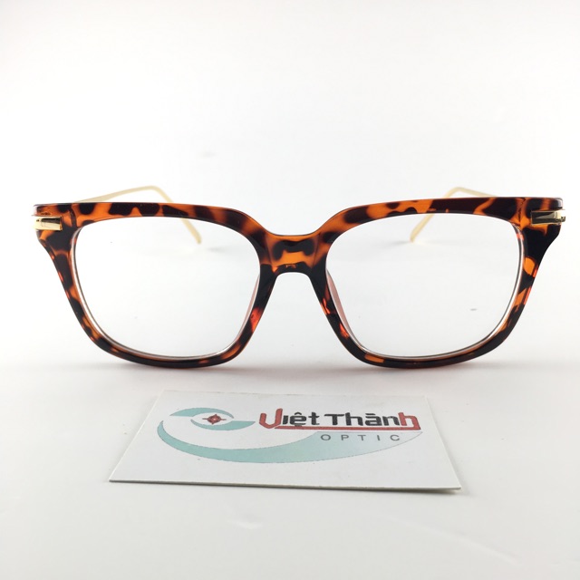 gọng Kính mắt cận vuông bản to chân vàng cho nam nữ làm cận viễn loạn theo yêu cầu 5011
