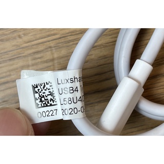 [Chính hãng] Cáp Elecom Luxshare USB4 Type-C 40Gbps 100W 0.8m tương thích thunderbolt 4