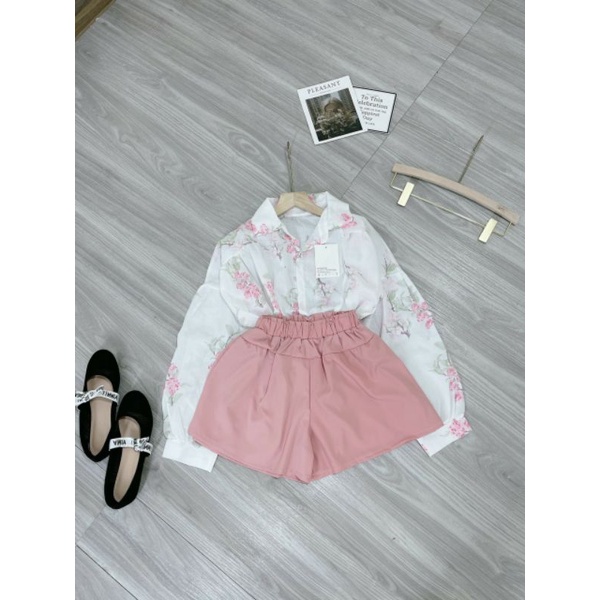 Set Áo Hoa Hồng Mix Quần Tacta Siêu Hot | BigBuy360 - bigbuy360.vn