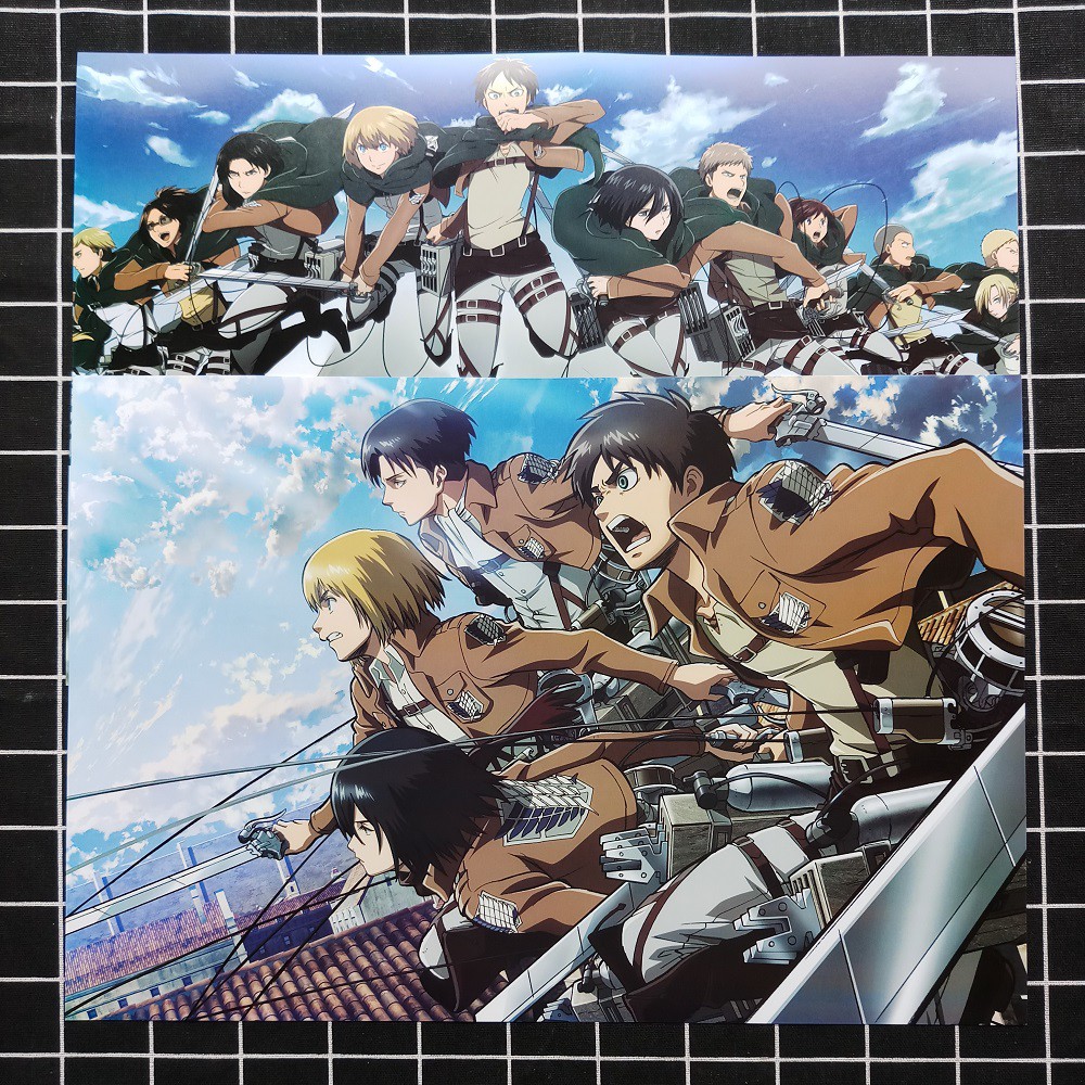 Poster Anime Attack On Titan (8 Tờ)