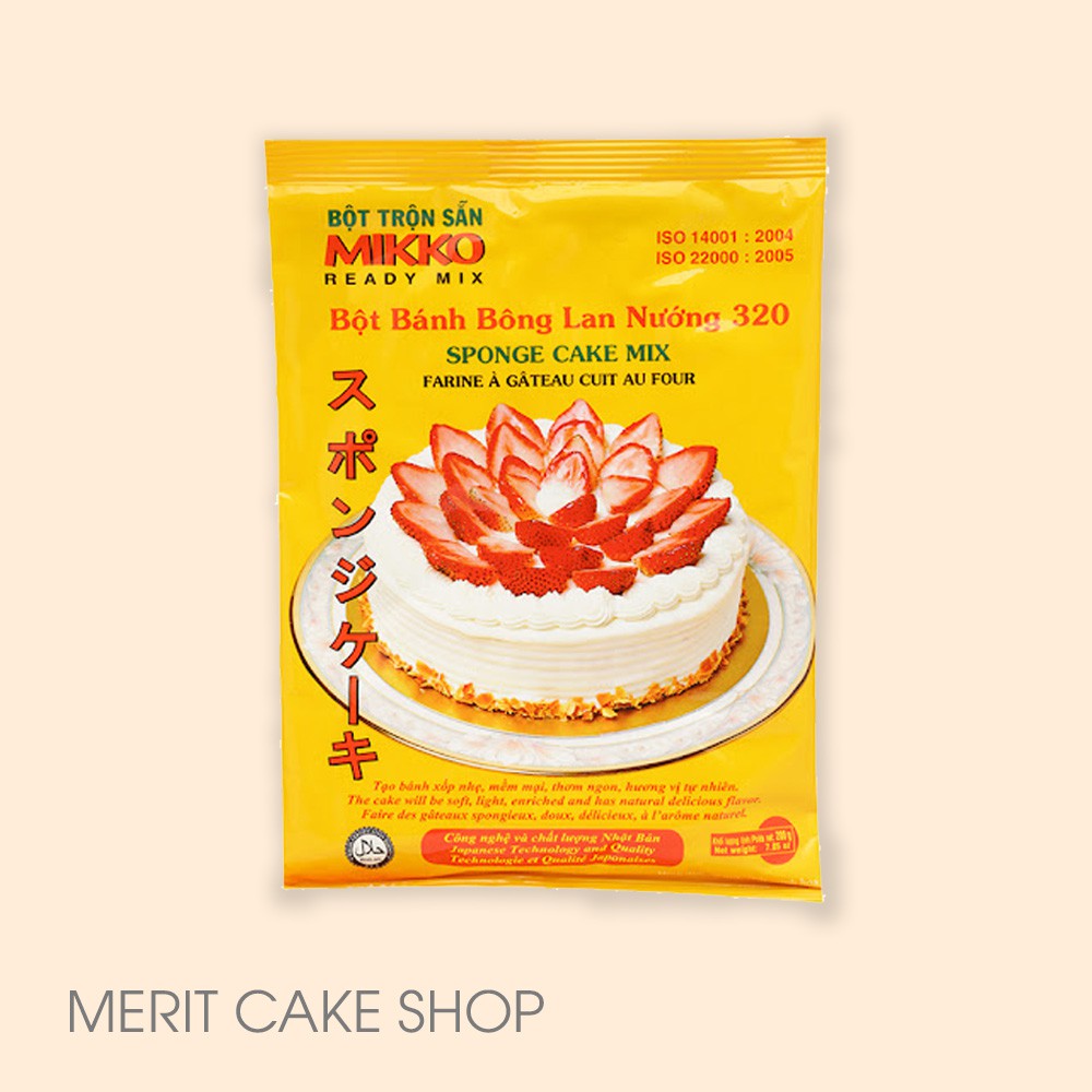 Bột bánh bông lan nướng Mikko Nhật Bản