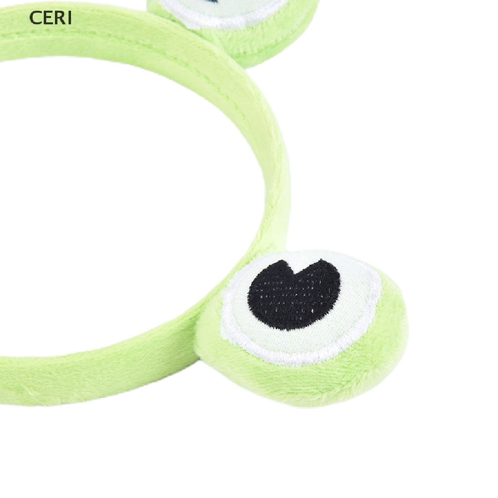 CE Frog Makeup Headband Wide-brimmed Elastic Hairbands Cute Girls Hair Bands RI