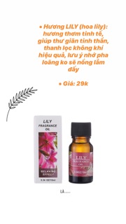 Tinh dầu thiên nhiên