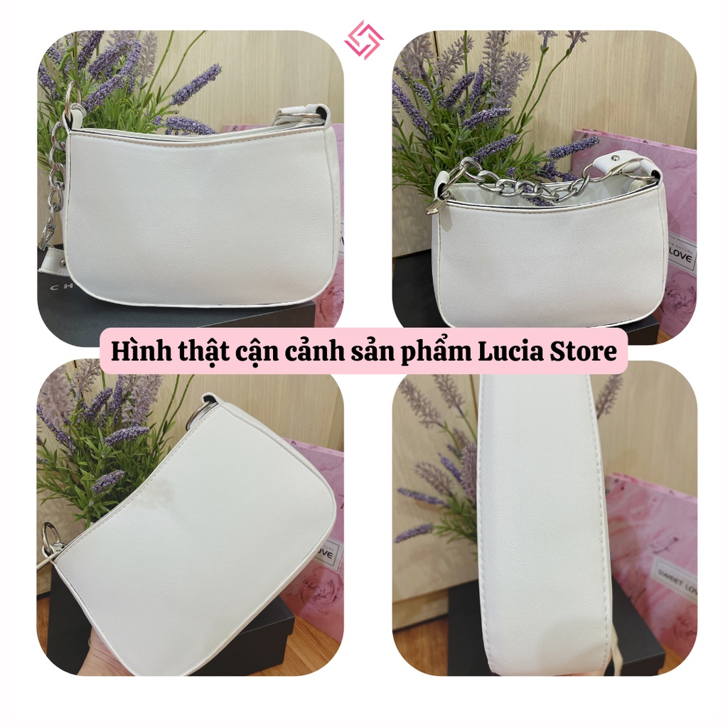 Túi xách nữ đẹp da pu phong cách hàn quốc đeo chéo đeo vai đi chơi giá rẻ LUCIA STORE TXN35