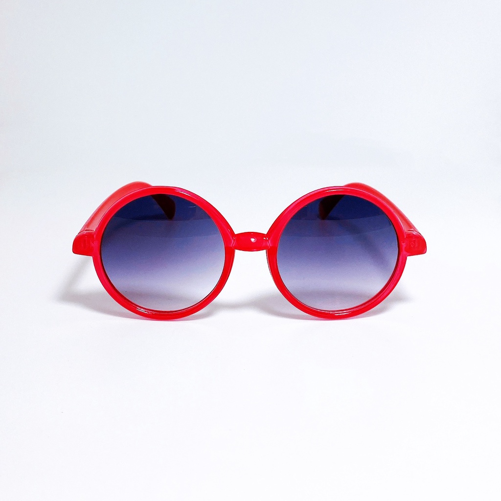Kính mát trẻ em cao cấp JJ2022021 kiểu kính hình tròn đơn giản đáng yêu dành cho bé trai và bé gái từ 1 đến 5 tuổi