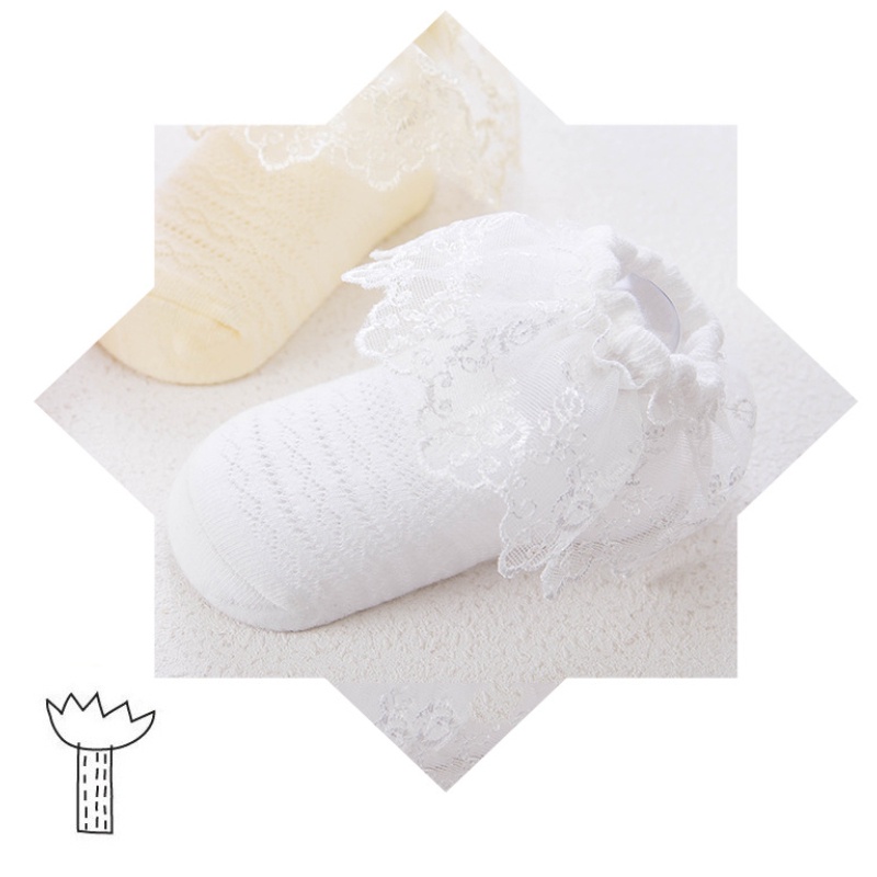 Vớ Ren Lưới Mỏng Thoáng Khí Mới Cho Bé Gái