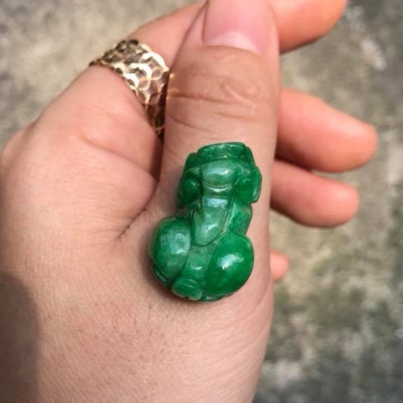 TỲ HƯU ĐÁ SƠN THỦY XANH ĐẬM- HÀNG A.