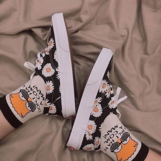 [ẢNH THẬT+Freeship] Giày Vans hoa cúc full sz nữ