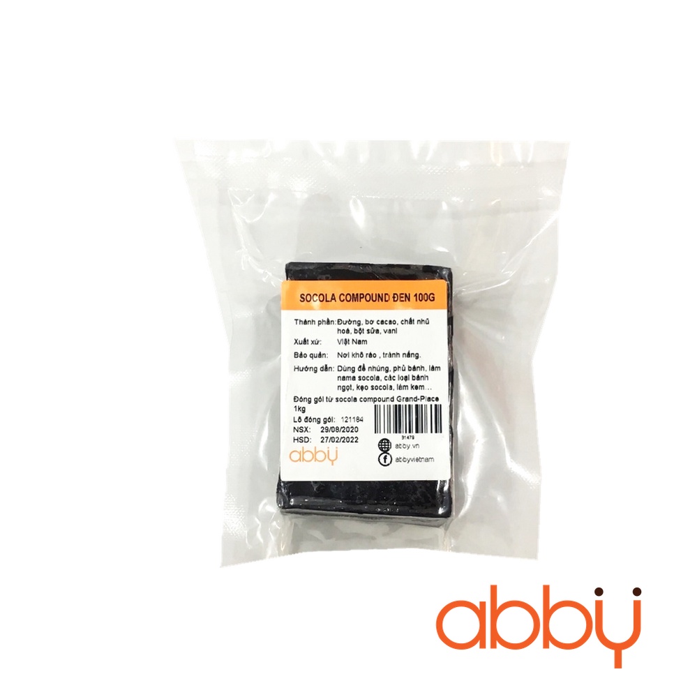 Socola compound đen 100g