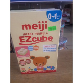 Sữa Meiji Thanh số 0 EZcube 432g (0-1 tuổi)
