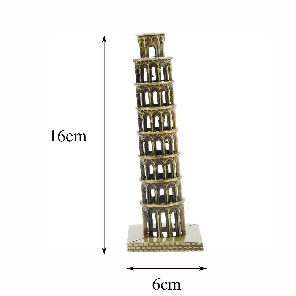 LANSEL Tượng Tháp Pisa Bằng Kim Loại Để Bàn Trang Trí