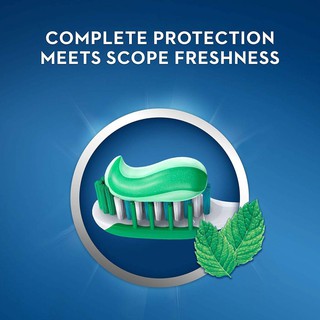[Hàng USA] Kem đánh răng Crest Complete Whitening Plus Scope Advanced Active Foam 232g