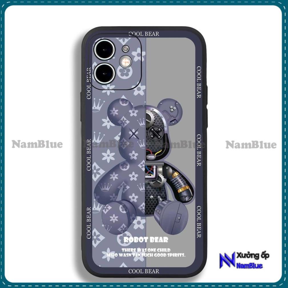Ốp lưng iPhone Beabrick cạnh viền vuông silicon mềm dẻo bảo vệ camera cho iphone 6/6s/7/8/X/XS/11/12/13 Pro Plus Max