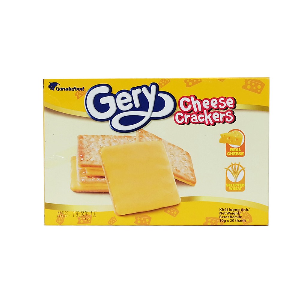 [Mã GROSALE1 giảm 8% đơn 500K] Bánh Gery Phô Mai Cheese Cracker 300g