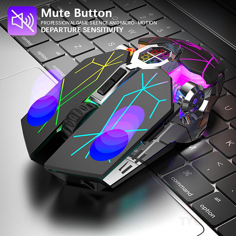 Chuột cơ chơi game không dây FREE WOLF X13 hoạt động yên tĩnh có đèn dạ quang | BigBuy360 - bigbuy360.vn