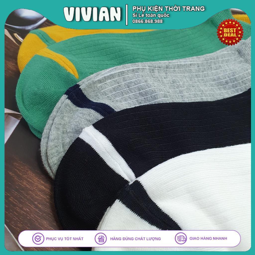 Vớ cổ ngắn Asrla [✨HỘP 5 ĐÔI✨] Tất ngắn nam nữ cotton cao cấp, thoáng khí, mềm nhẹ