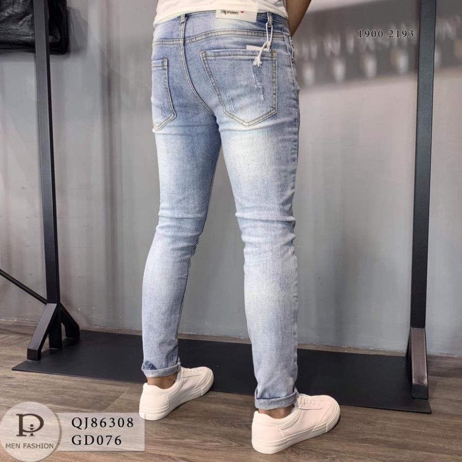 JEANS NAM MẪU Quần Jean Nam xanh nhạt Quần Jean Nam Hàn Quốc Cao Cấp Ống côn Wat Quynhha Đẹp !