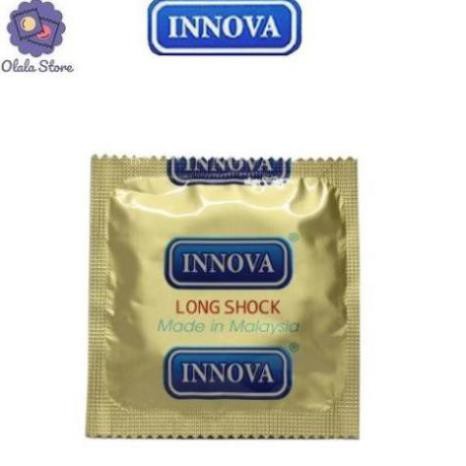 BAO CAO SU INNOVA [ KÉO DÀI THỜI GIAN]  LONG SHOCK - HỘP 12 BAO KÉO DÀI THỜI GIAN QUAN HỆ