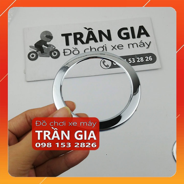 Ốp nắp bình xăng xe Nozza Grande năm 2014-2015-2016-2017-2018-2019-2020-2021-2022 nắp đổ xăng - phụ kiện trang trí