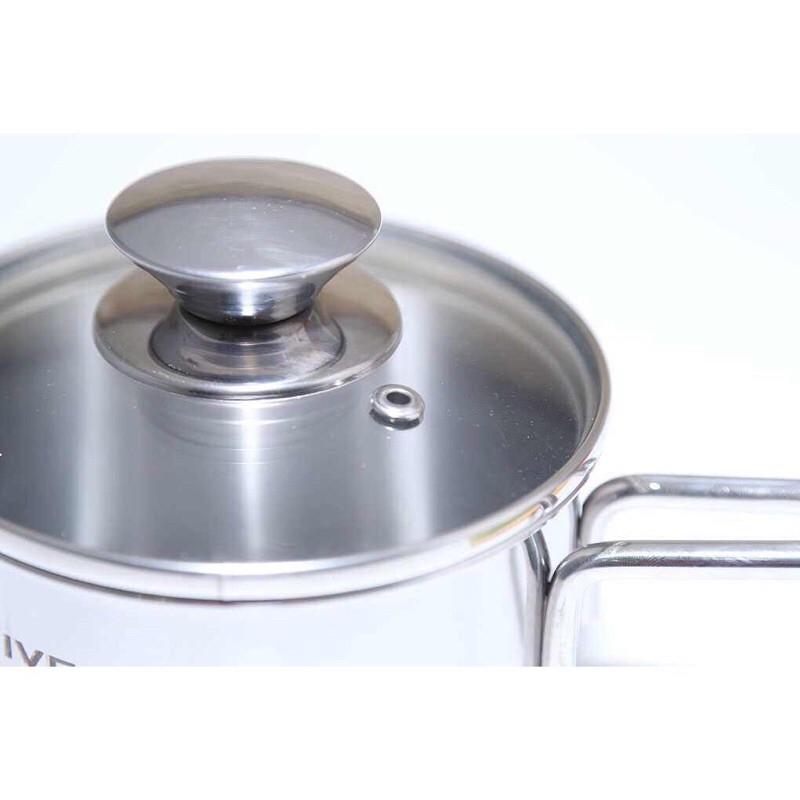 Quánh nấu bột inox 3 đáy Five sta 16cm