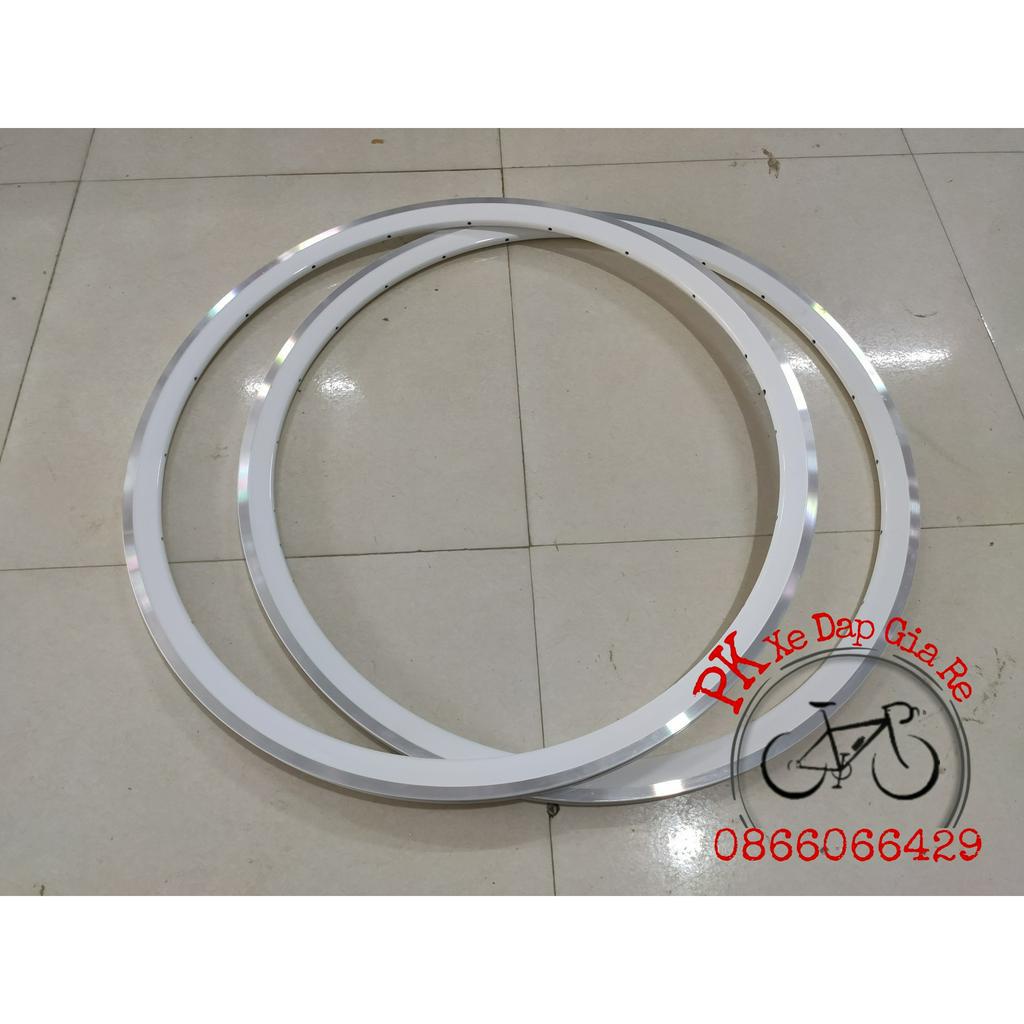 Vành xe đạp 700c cao 3cm 20-24 lỗ hàng cao cấp, Niềng xe đạp đua, touring bánh 700c 20-24 lỗ
