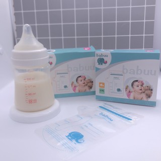 Túi trữ sữa 100ml Babuu (hộp 30 túi)