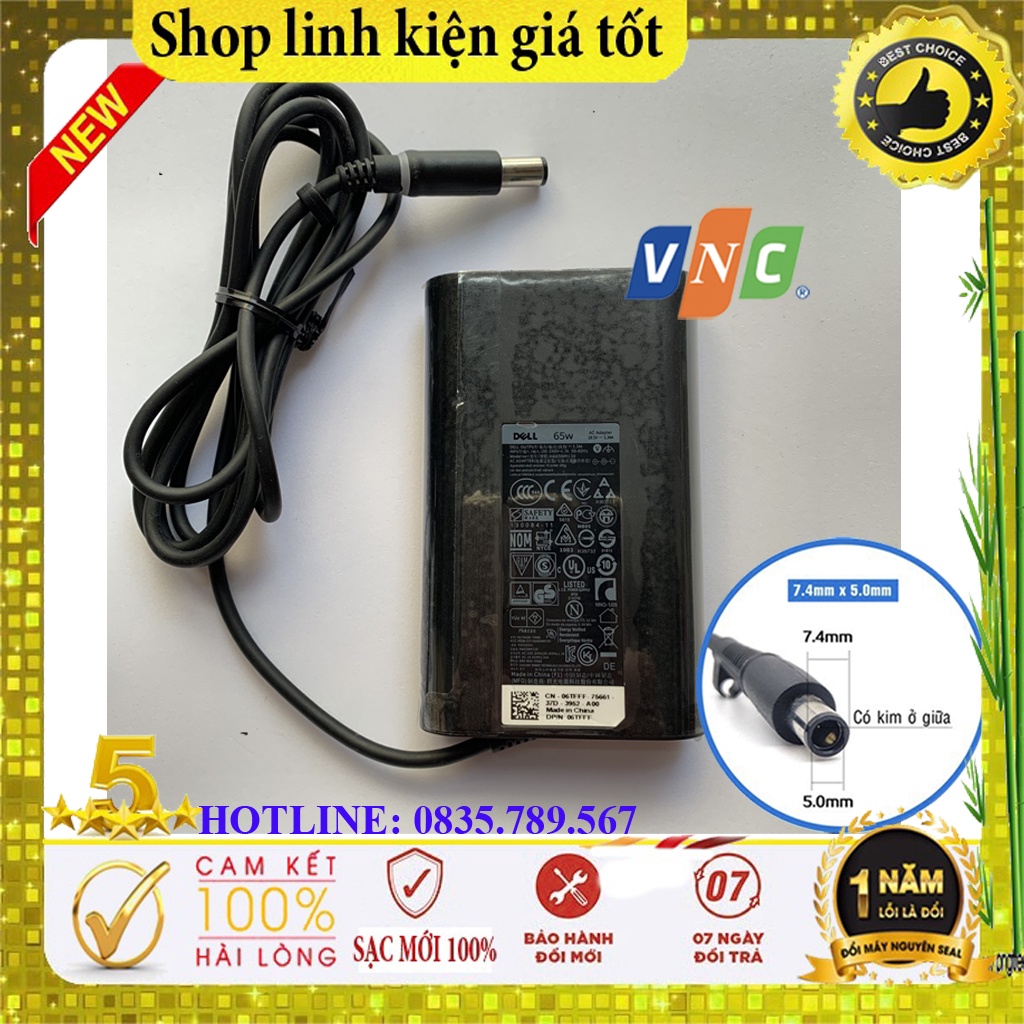 Sạc Laptop Dell Latitude E7250 E7450 E5250 3340 E5450 E5470 E5490 E7240 E7440 chân tròn To 3.34A / 4.62A