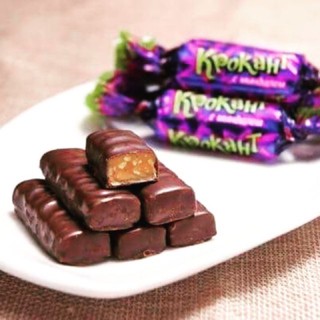 KẸO TÍM HẠNH NHÂN NGHIỀN KROKANT NGA 1kg