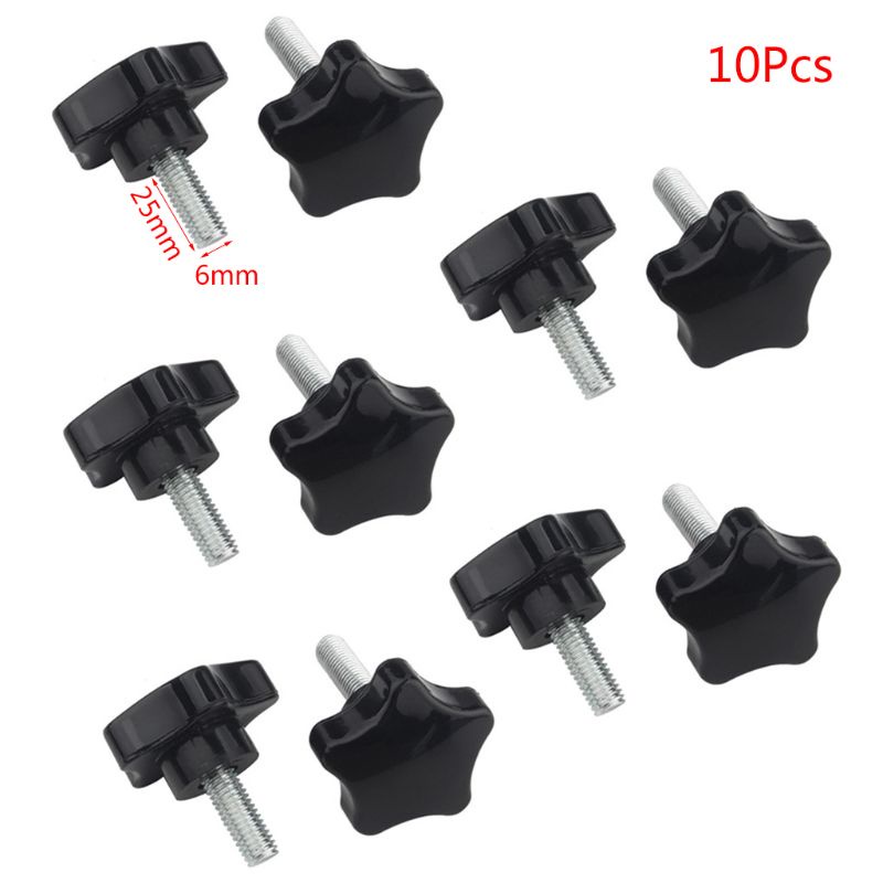 10 Nút Vặn Ốc Hình Ngôi Sao M6 / M8