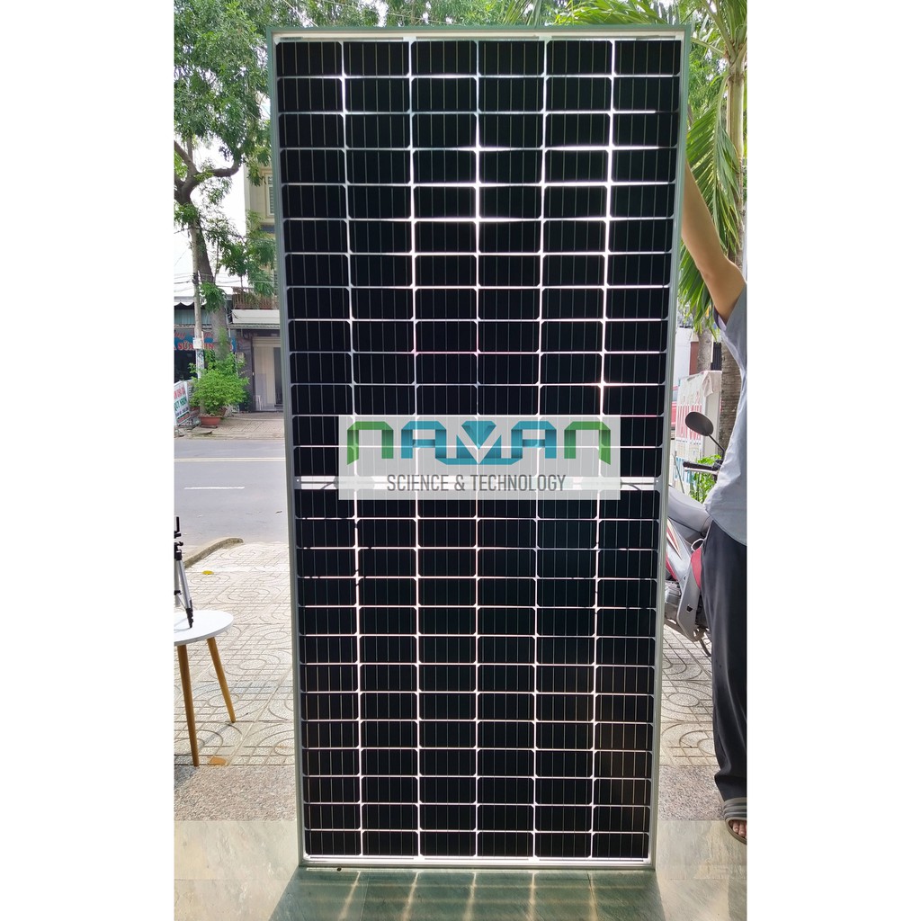 [SOLAR] VinaSolar 445W Tấm Pin 2 mặt kính 156 Cell (Hàng chất lượng thi công các dự án lớn)