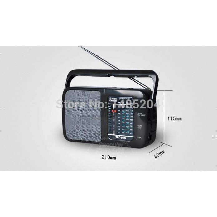 ĐÀI RADIO PIN ĐẠI CẮM ĐIỆN TECSUN R-404  (VyVy Smart)