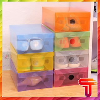 Hộp đựng giày trong suốt nhiều màu giá rẻ HG002