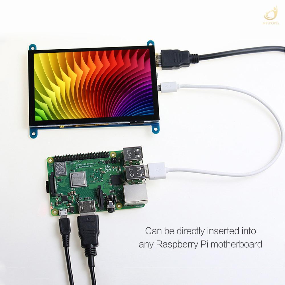 Màn Hình Cảm Ứng 5 Inch Hd 800x480 Cho Raspberry Pi