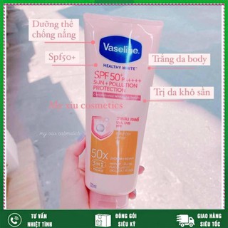 🌸🌸 dưỡng thể vaseline chống nắng mẫu mới 50x 🌸🌸