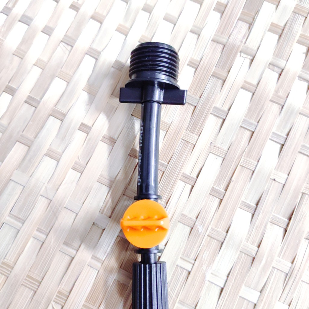 50 Béc tưới cây, phun sương 1 tia đồng, có van khóa đầu béc, kết nối ren 21mm