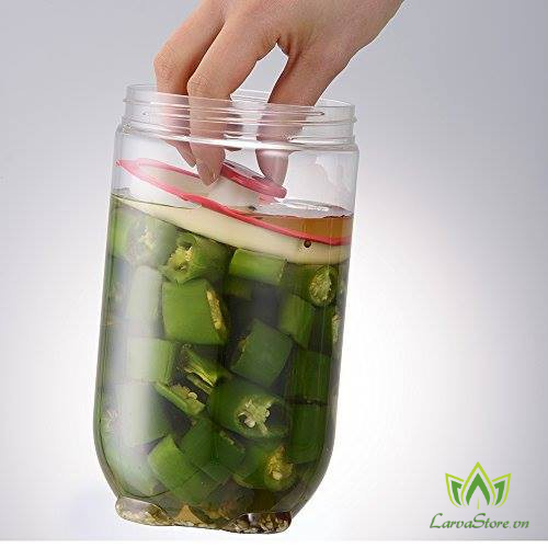 Combo 2 Hộp Muối Dưa Cà, Măng Ớt INL412 1.3 Lít Và INL413 2.1 Lít
