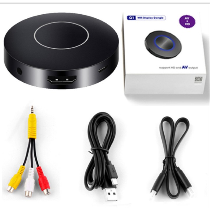 Bộ Hdmi Không Dây Kết Nối Điện Thoại Thông Minh Với Tivi, Điện Thoại Với Màn Hình Ô Tô Hdmi Không Dây Q1