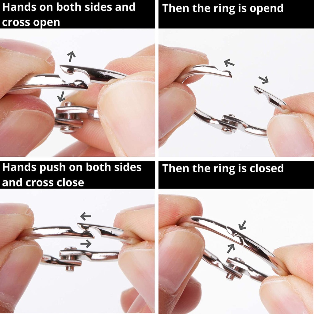 Vòng Kim Loại Hình Lá Có Nhiều Kích Cỡ Dùng Để Gắn Thẻ Nhớ Tiện Dụng