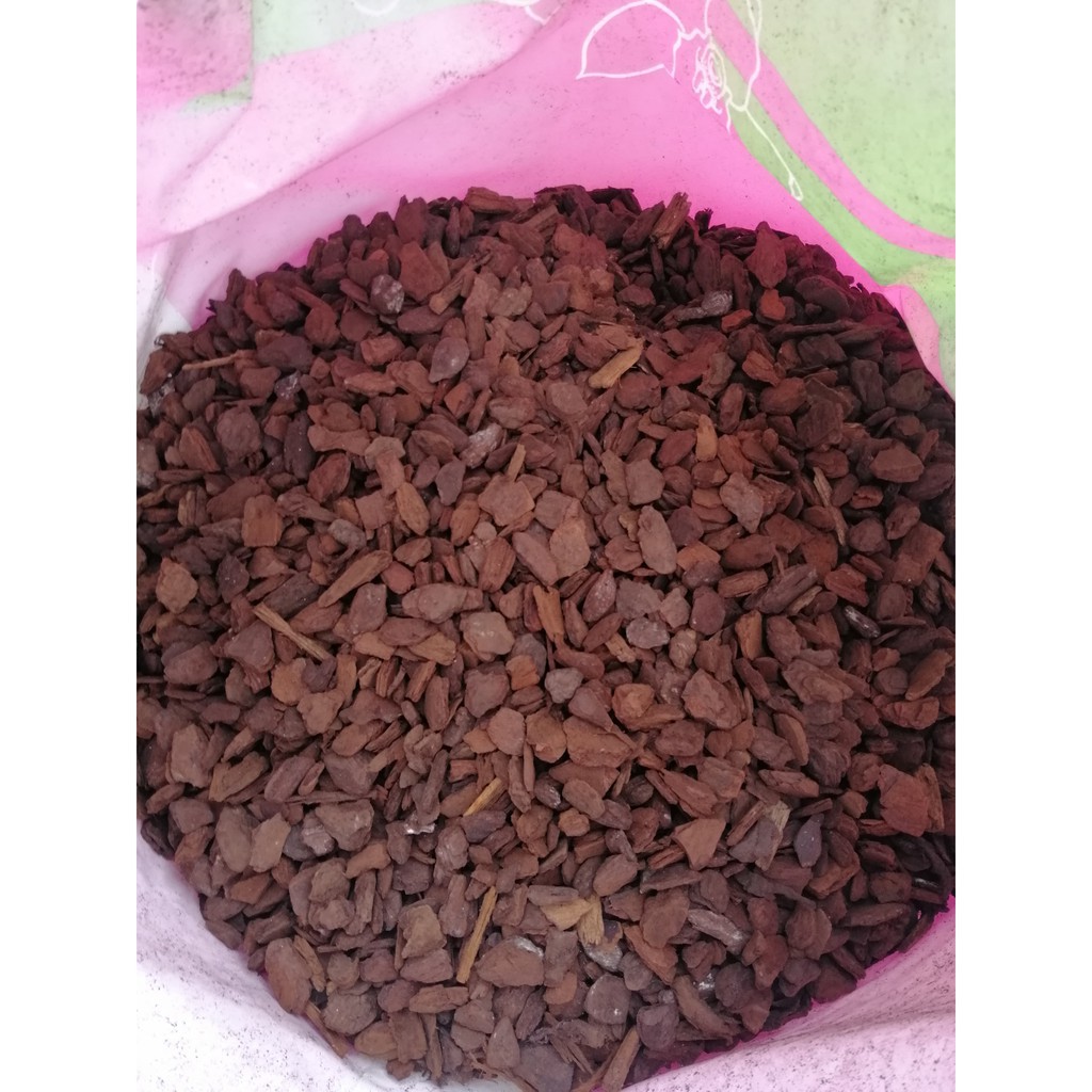 Vỏ Thông Đỏ Mài Cạnh  500gr - Giá Thể Vỏ Thông Vụn Trồng Lan Siêu Tốt