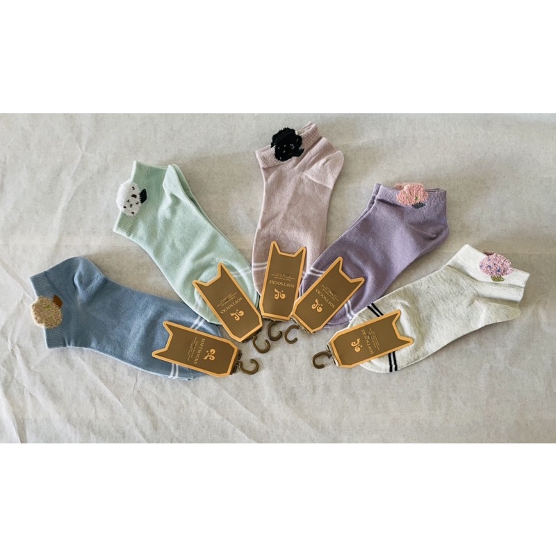 set 5 đôi tất cổ ngắn ( có tai)