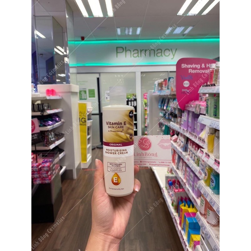 [SALE 50%] SỮA TẮM TĂNG CƯỜNG DƯỠNG ẨM SUPERDRUG VITAMIN E SKIN CARE SHOWER CREAM