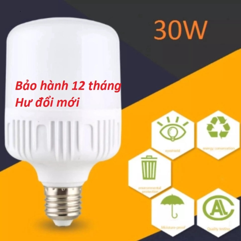 Bóng Đèn Led Bulb Trụ Tròn, Bóng Led Trụ Nhựa OSAKA