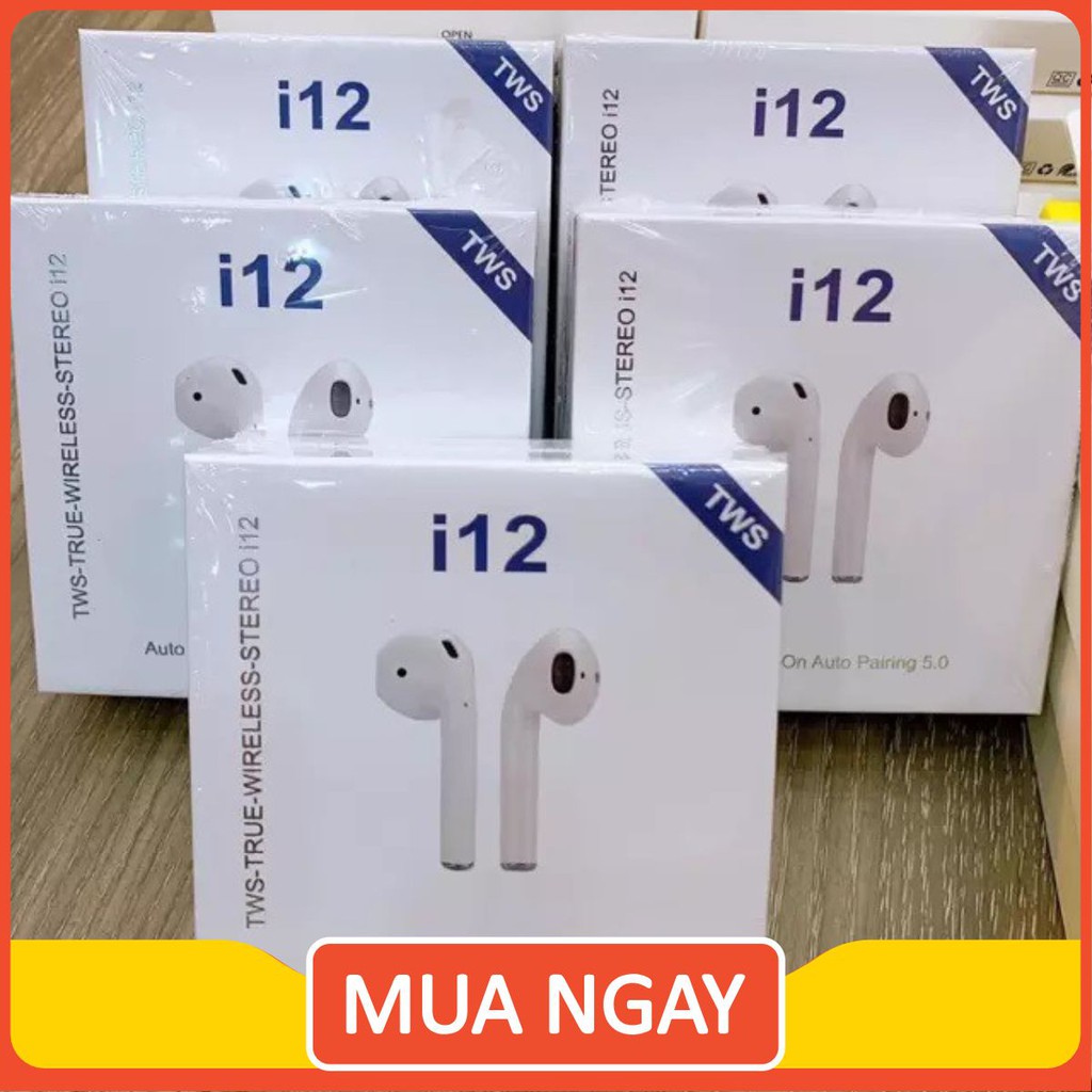 Tai Nghe Bluetooth Chính Hãng I12 Không Dây Nhét Tai Phụ Kiện Tai Nghe Điện Thoại IOS Và AndroidSiêuHay janna.shop10